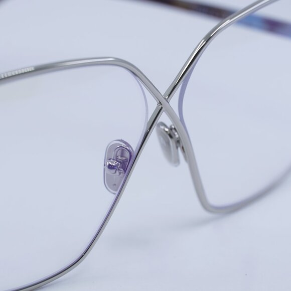 🕶️ New Tom Ford FT5841-B 016  Eyeglasses - Palladium Frame 59mm - Picture 6 of 10